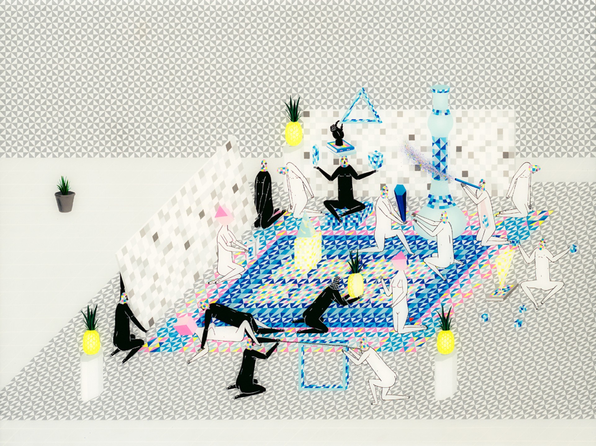 Black Art Projects Maze Walkers